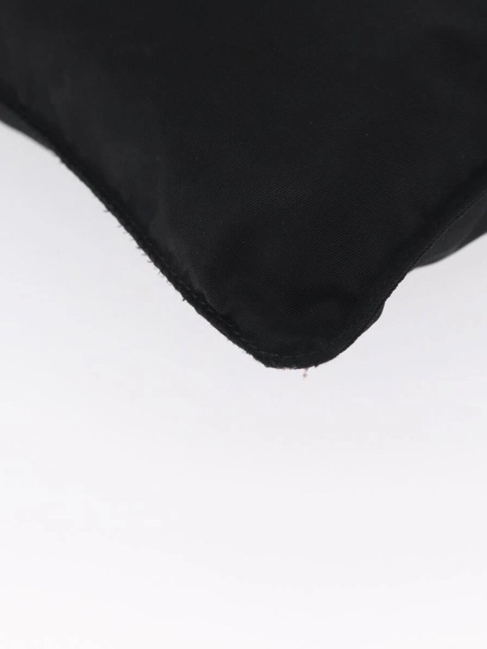 PRADA Shoulder Bag Nylon Black Silver - Picture 4 of 16